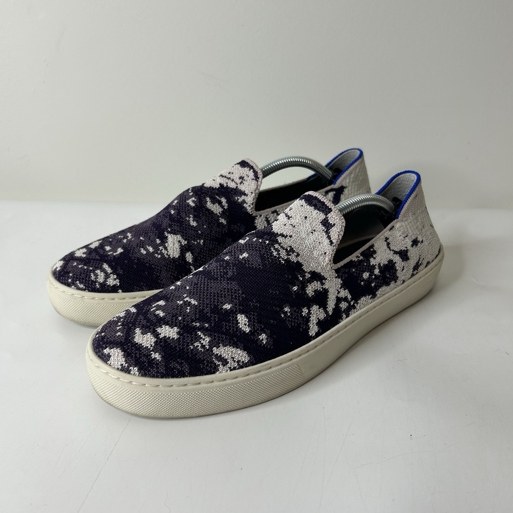 ROTHY's The Original Slip On Women's 10 Comfort Shoes Shibori Tie Dye Purple